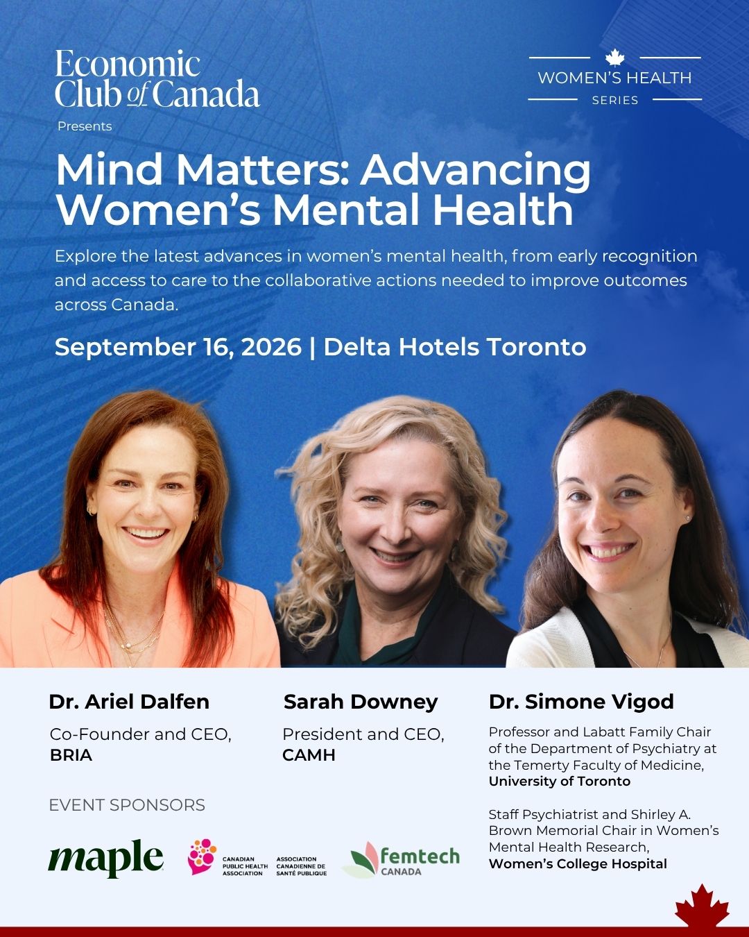 Mind Matters: Advancing Women’s Mental Health